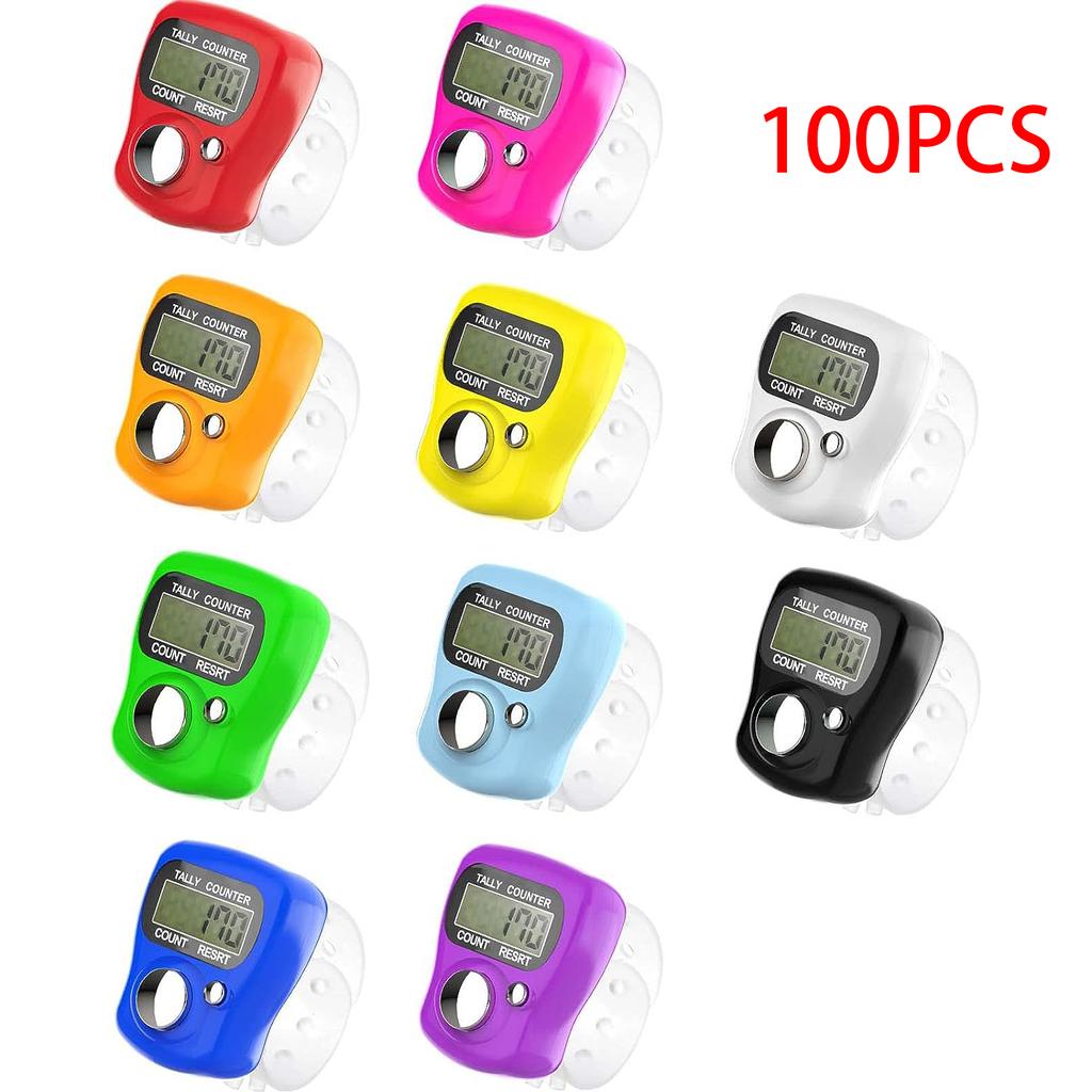 Electronic Finger Counter, Mini LCD Digital Display Tally Counter 5-Digit Number Count Clicker, Counters Clickers for Knitting