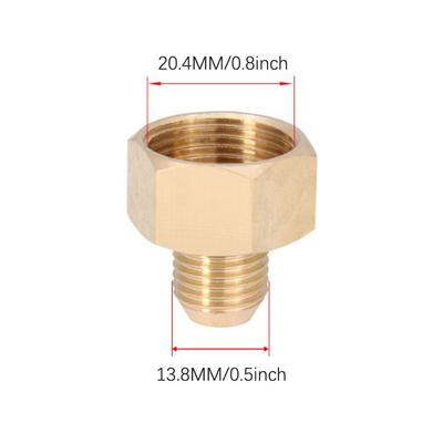Hot 1Pc Female M22 To M14 Male Adaptor Pressure Washer Gun Hose Connector Brass Fitting Gun Coupler