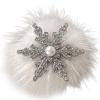 Snowflake Hair Clip Christmas Barrette Sweet Christmas Flat Clip Hairpin Christmas Elegant Hair Clip for Bunches
