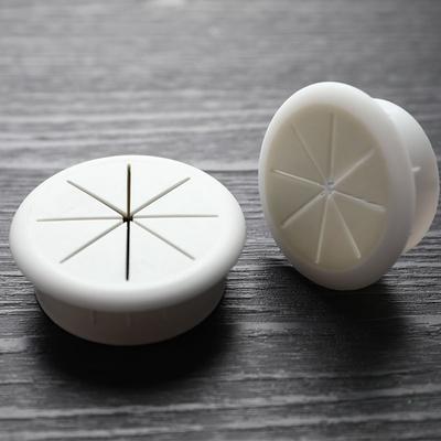 1Pc Flexible Silicone Cable Hole Cover Desk Cord Grommet Rubber Grommets