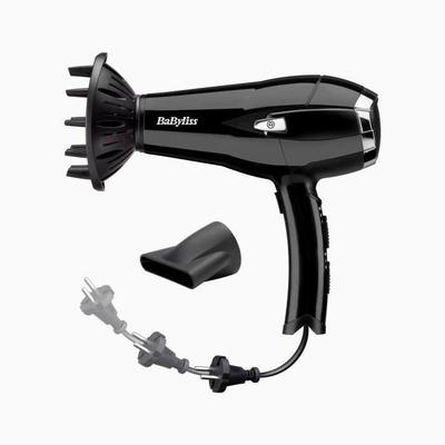 Secador de pelo Babyliss D374DE Cordkeeper 2000 con tecnología Iónica y cable retráctil