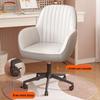 ZISIZ Scratch-Resistant PU Leather Office & Makeup Desk Chair