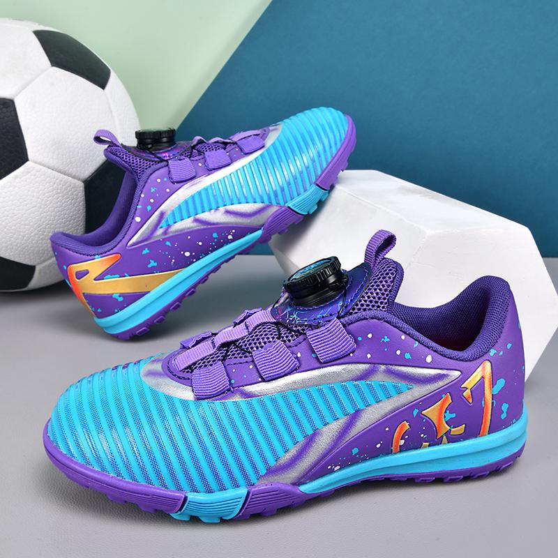 Chaussures de football pour enfants Society TF, chaussures de football pour l'école, crampons, baskets pour gazon, chaussures de sport d'entraînement athlétique en plein air pour garçons et filles