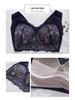 Plus Size Lace Wirefree Sports Bra - Big Cup Vest Style