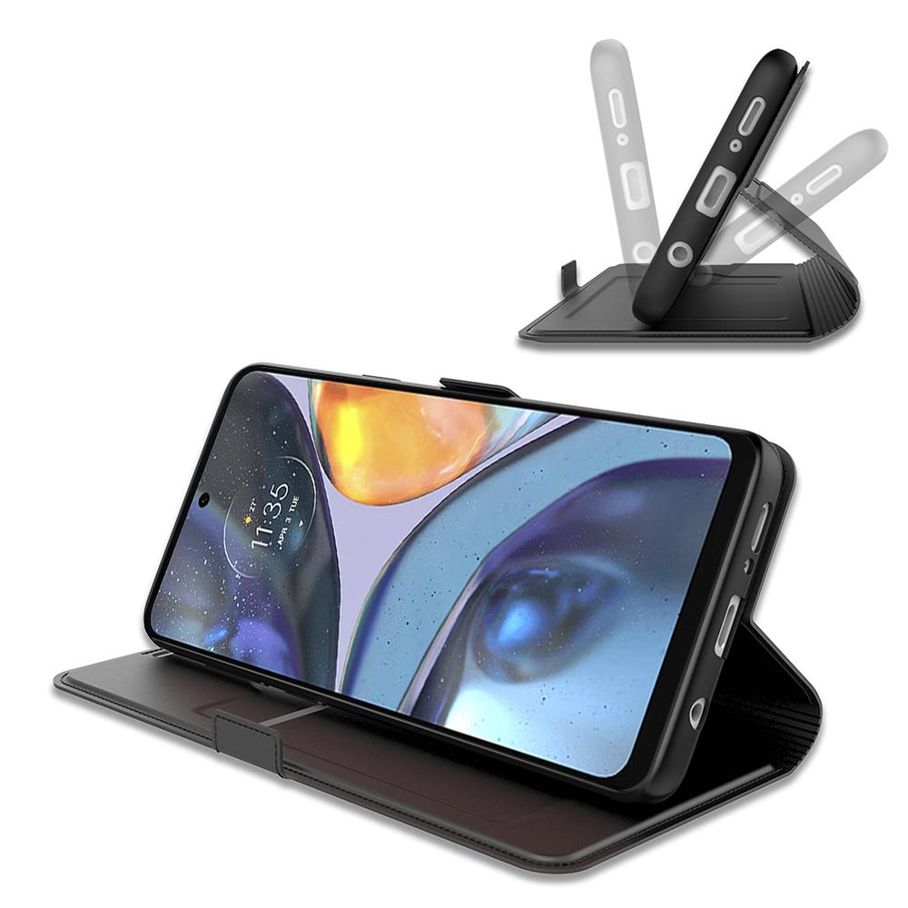 For Motorola Moto G54 5G Case with Card Holder PU Leather Stand Phone Cover