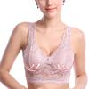 Las mujeres Deep V acogedor algodón llevaban ropa interior libre lencería femenina señora verano fino sujetadores push-up