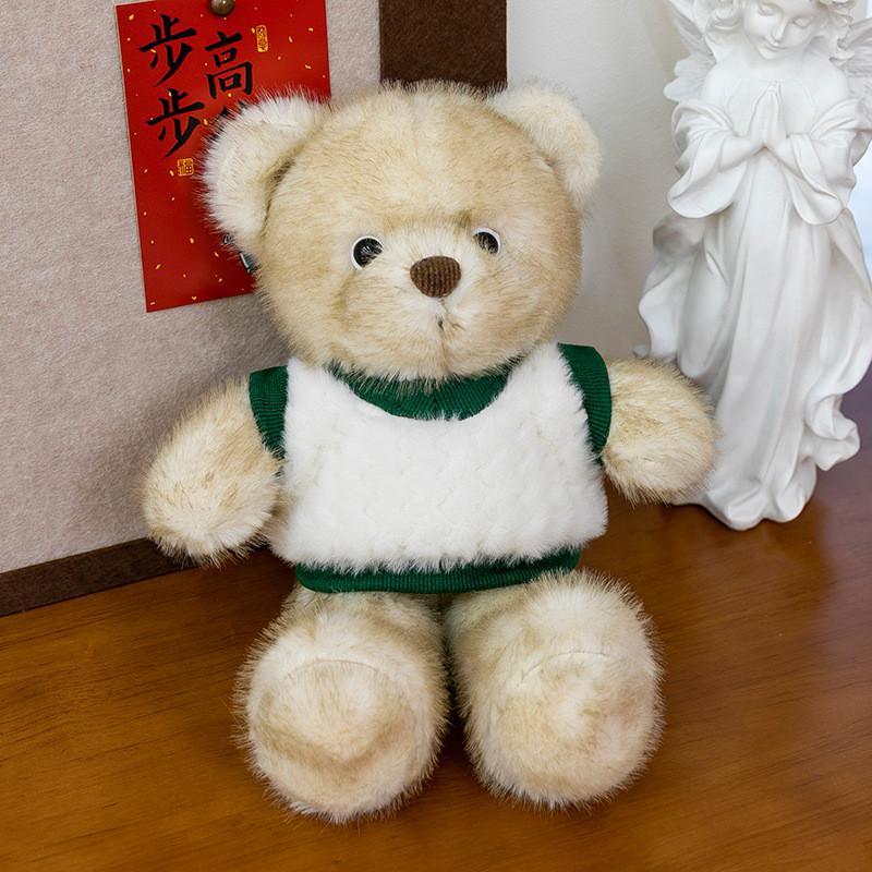 Teddy Bear With Clothes Plush Toy Cartoon Stuffed Doll Decoration Kids Gift