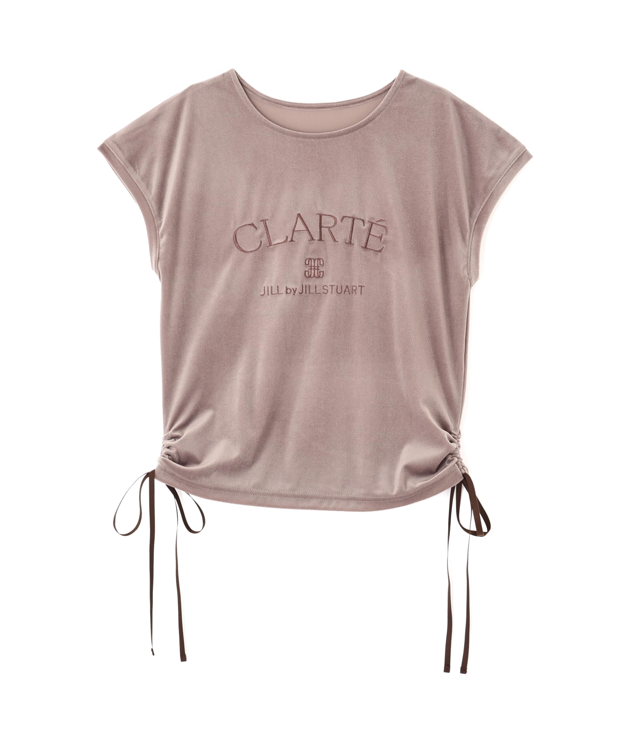 

Jill by Jill Stuart Women s Velour Compact T-Shirt, Mocha