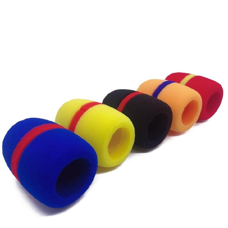5Pcs Replacement Microphone Sponge Cover Thickened Mic Dust Proof Covers Foam Mic Filter for Studio Interviews Karaok