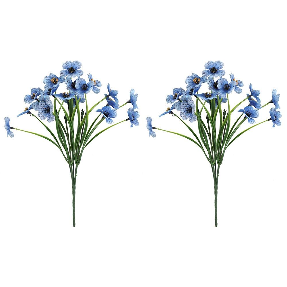 

2pcs 31cm Artificial Eucalyptus Violet Simulation Plants Leaves Floral Arrangement Lifelike Flowers Fake Flowers Party Supplies синій