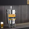 304 Stainless Steel Kettle, 30L Beer Brew Fermentor, Brew Bucket Fermentor for Brewing, Home Brewing Supplies with Base, Kettle Stock Pot Includes