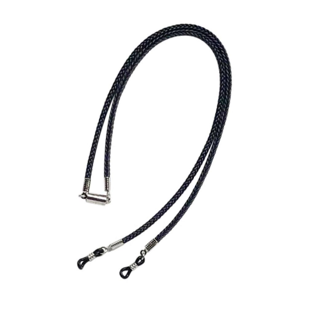 Short Eyeglass Cord F201115 A.Y.Judie s34-001 (Black Blade, Standard)