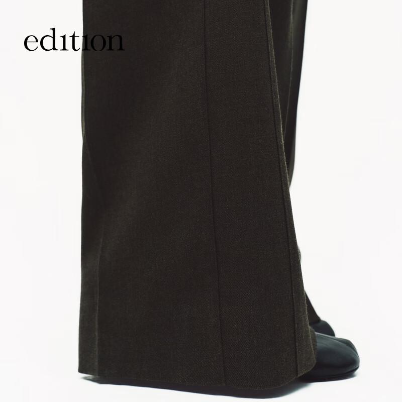 Edition Women's 2025 Winter Fine Wool Straight-Leg Commuter Trousers