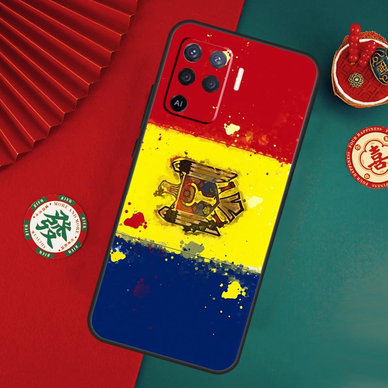 Moldova Flag Case For Oppo A6 A5 Pro A15 A18 A38 A58 A78 A98 A54 A74 A94 A17 A57 A80 A60 A40 A16 A76 A96