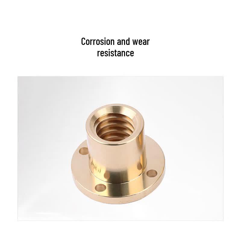 Brass Round Flange T-Type Trapezoidal Screw Nut