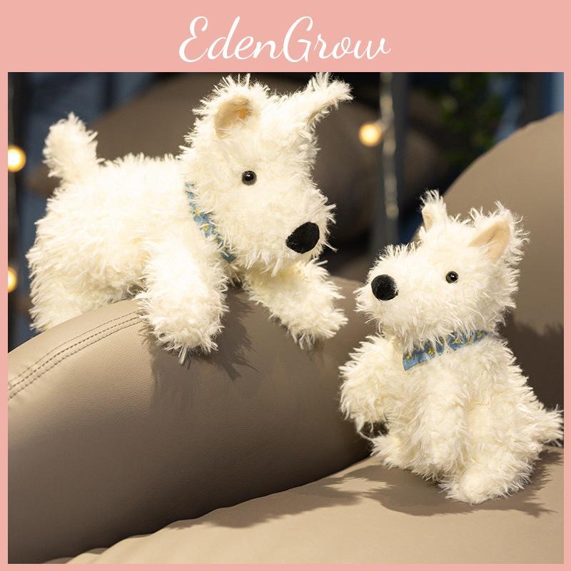 West Highland White Terrier Cuddly Cartoon Girl Children Holiday Dolls Gift
