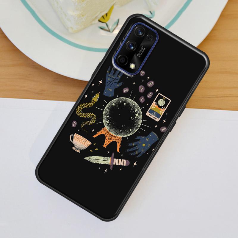 Witch Aesthetic Art For OnePlus 11 10 Pro 10T Nord 3 2T CE 2 Lite Realme C55 C35 C33 C31 C30 C21Y GT Neo 5 Case