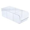 Non-Slip Tea Bag Storage Box Transparent Desktop Storage Box Divided Storage Basket  Bedrooms
