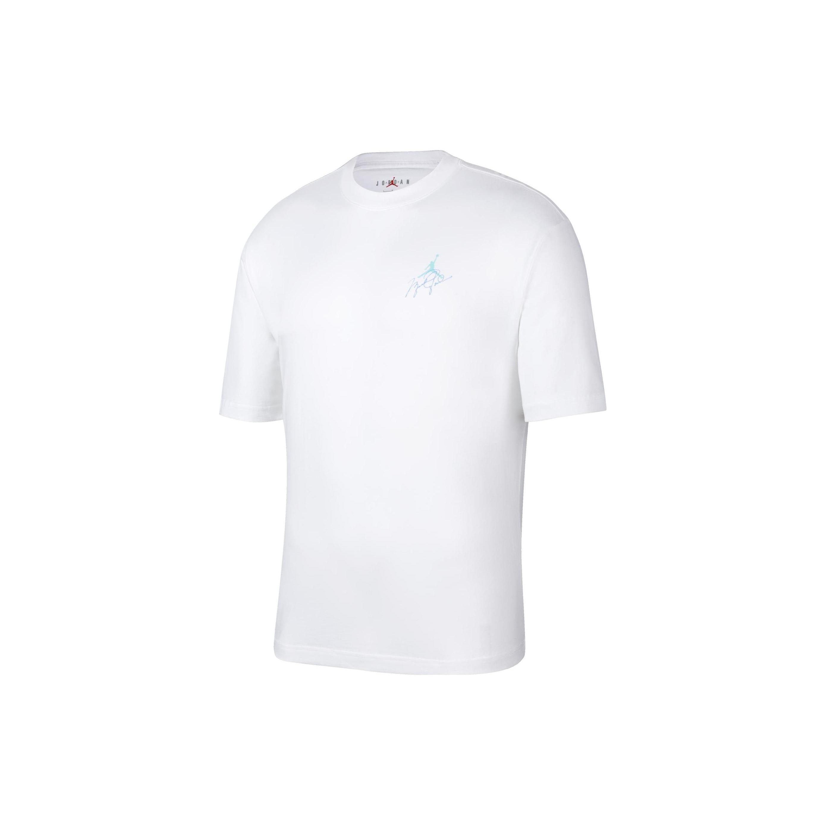 Men s Nike Logo Printing Casual Round Neck Short Sleeve White T-Shirt DZ4055-100 S