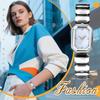 Cute and Stylish Square Watch for Women with Shell Design: Analog Display, Waterproof Quartz Movement, Fashion Watch for Women - Perfect Gift for