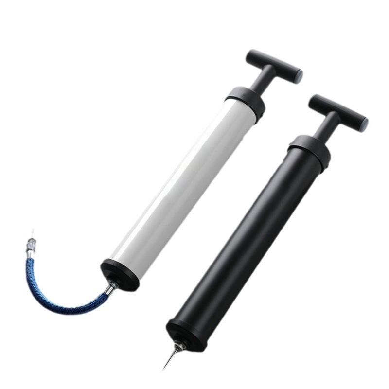 Manual Ball Pumps Portable Air Pumps Inflator Sports Ball Pumps with Needle, Hoses, Nozzle Hand Pumps for Volleyballs