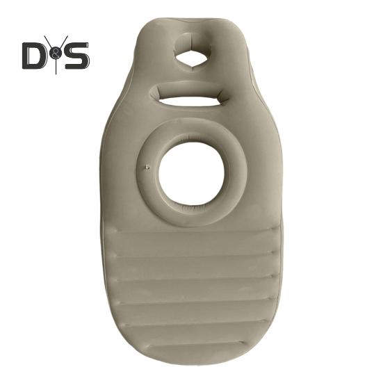 

Надувной коврик для йоги для беременных, эргономичный матрас из ПВХ для поддержки сна с отверстием, герметичный, облегчающий боль во время беременности, надувная подушка для всего тела хаки