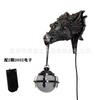 American Dinosaur Dragon Cross-border Wholesale Home Garden Decoration Double Resin Dinosaur Head with Light Pendant Decoration