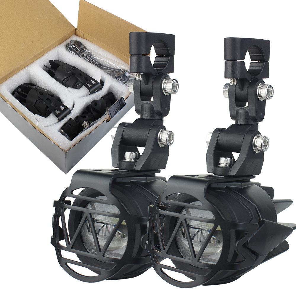 Motorcycle Front Fog Light Auxiliary Lights 40W 6000K Spot Driving Fog Lamps For BMW F800GS F700GS F650 K1600 R1200GS