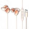 Wired Ear Cuff Earphones with with Volume Clear for Online Meetings Type-C Jack, Open-Ear Design, Microphone, Clip-on Style, Control, Calls,