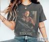 Kate Winslet Leonardo DiCaprio Movie Vintage Shirt Summer Men's and Women's Loose and Breathable Cotton T-shirt Top