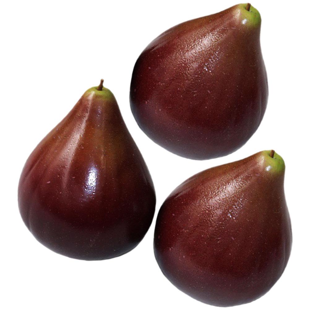 

3 шт. Искусственные модели инжира Пластиковые фрукты Цветы Фрукты для украшения Реалистичные 7x6cm