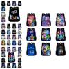 Adorable Cartoon Backpack For Kids Spacious Oxford Cloth School Bag For Grades 1-4