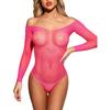 One-Piece Erotic Sexy Lingerie Bodysuit Women Pornos Suit Perspective Rhinestone Underwear Transparent Mesh Open Bra Sets
