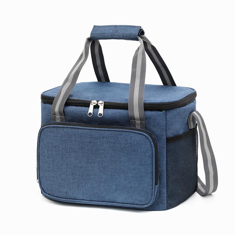 Durable Oxford Cloth Portable Thermal Lunch Bag Picnic Food Insulated Cooler Bags Office Travel Lunchbag