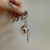 New Korean Metal Big Ball Car Key Pendant Simple Pendant Bag Pendant Earphone Case Accessories