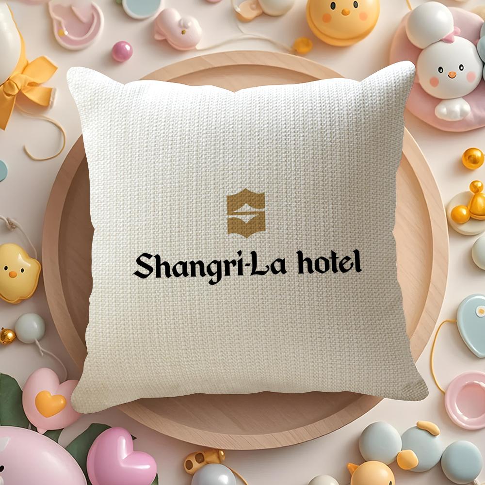 Exotic Style S-Shangri-La Hotels And Resorts Pillow Case Sofa Living Room Bedroom Headboard Backrest Cushion Square Cushion