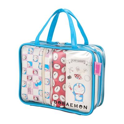 Doraemon Travel Pouch Set 7122 DR11. Light Blue Doraemon