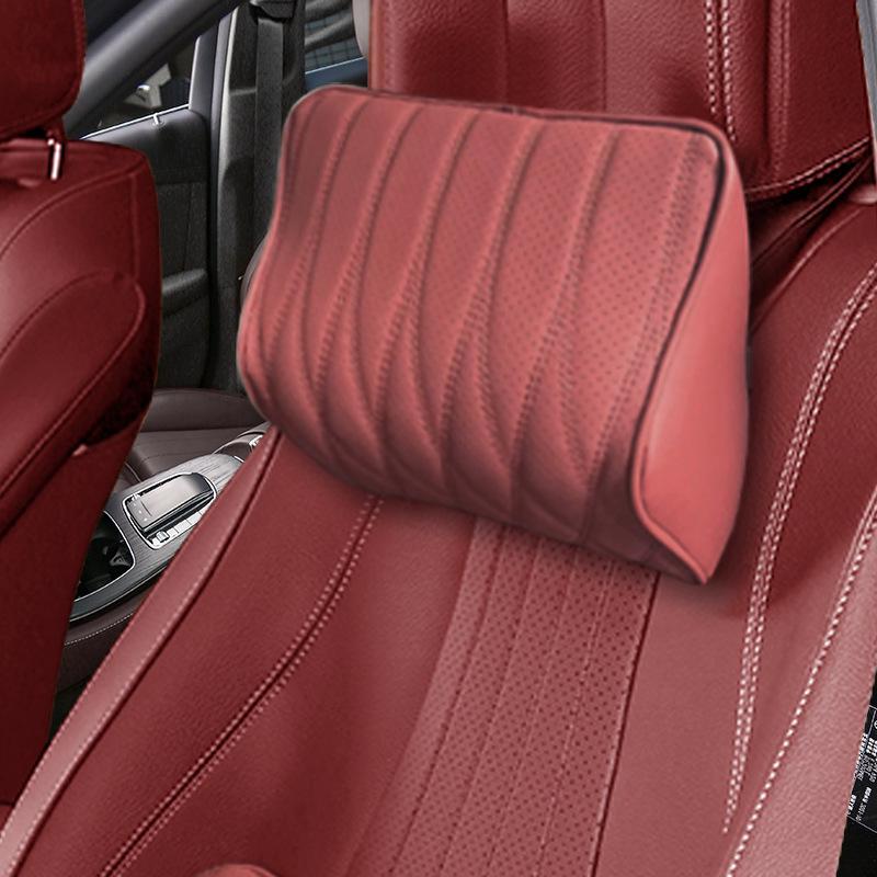 

Подушка-поддержка для шеи и поясницы из кожи наппа - Универсальная, Дышащая, Утолщенная и Вентилируемая для Всех Сезонов