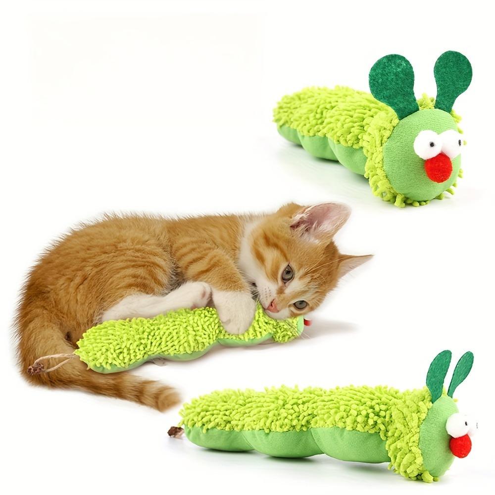 1pc Interactive Plush Cat Toy Pillow - Soft and Durable, Battery Free, Bringing Endless Fun and Exercise