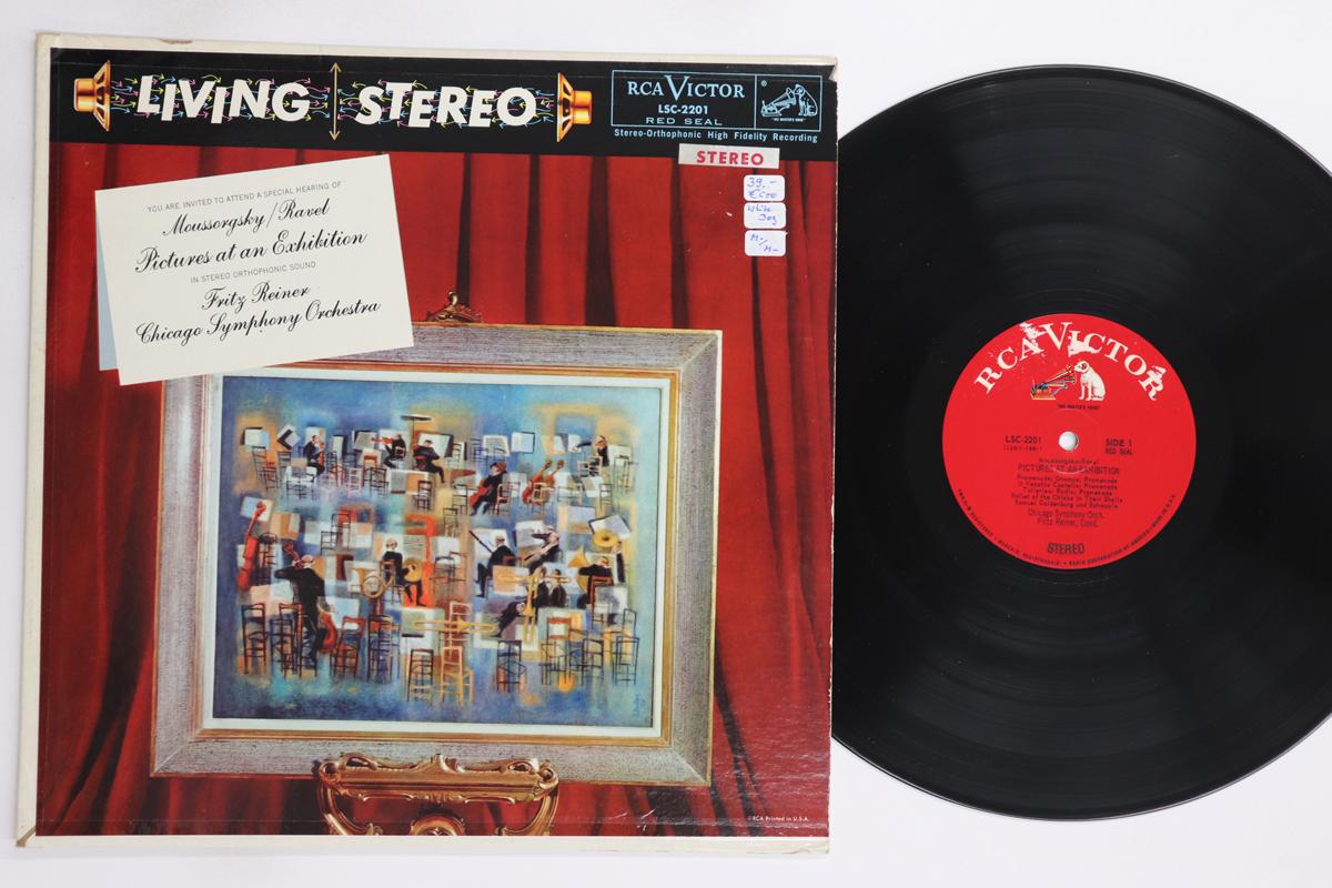

LP Record FRITZ REINER, CHICAGO SYMPHONY ORCH - Mussorgsky Ravel Pictures At An Exh LSC2201 RCA VICTOR 1958 US Classical Used
