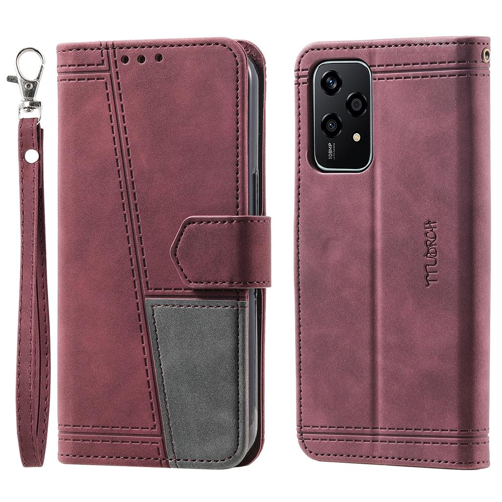 TTUDRCH Style 004 for Honor 200 Lite Case Leather Magnetic Clasp RFID Blocking Phone Cover