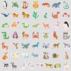 50 Cute Style Children's Hand-drawn Animals Graffiti Stickers Creative Cartoon Stickers Mobile Phone Computer Decoration Stickers