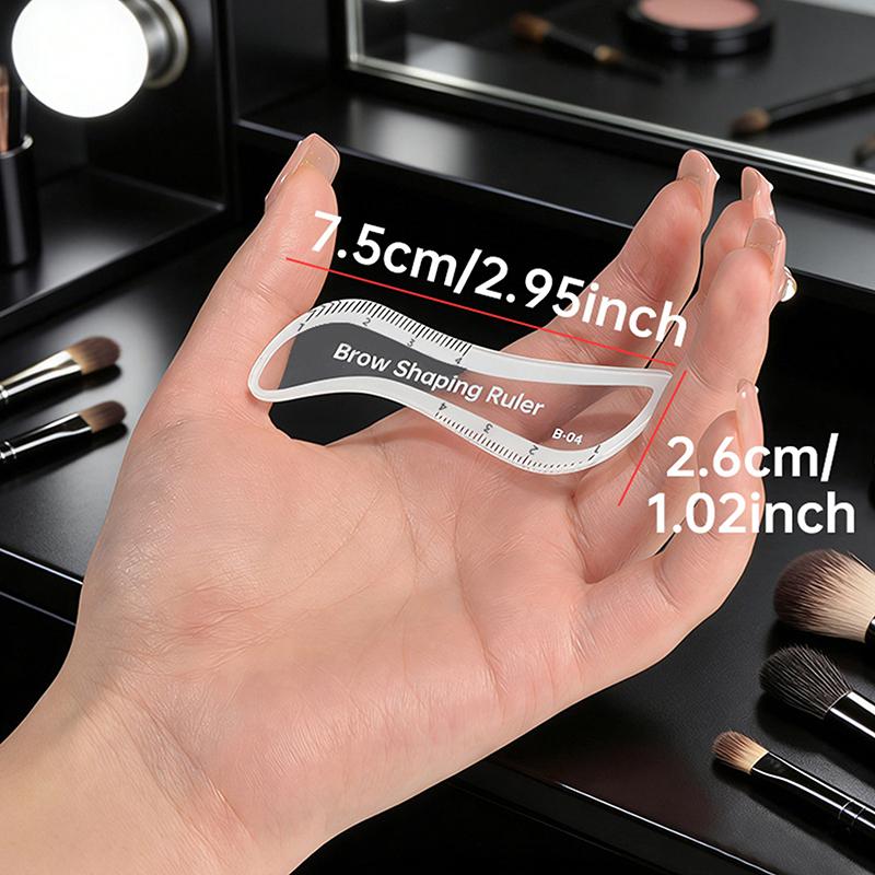 1PC Brow Mapping Ruler Eyebrow Shaping Ruler 1 Minute Fast Drawing Design Brow Easy Tool Microblading Permanent Mekup Stencils