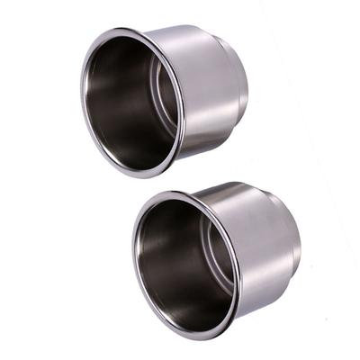 2Pcs Stainless Steel Cup Drink Bottle Holder for Marine Boat RV Camper