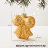 Joymerry Christmas Glass Tree Ornaments Gift Box Set With Lighttransmitting Design For Holiday Decor