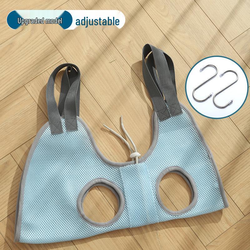 

Cat Bathing & Grooming Hammock: Anti-scratch, Bite-Prevention Bag for Safe Pet Cleaning and Nail Trimming XS: 2-4.5 kg