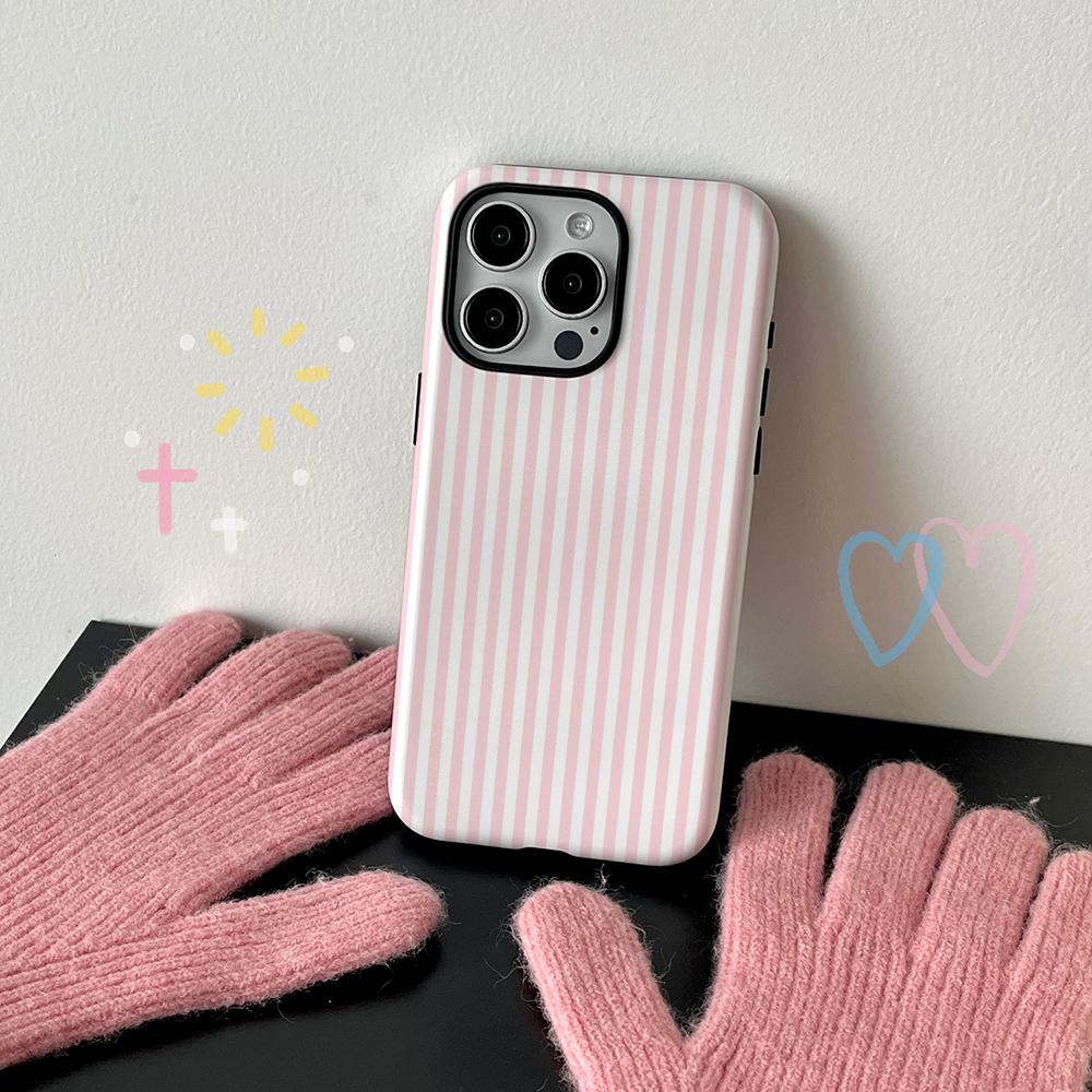 Simple Colorful Stripe Art Design Phone Case Film shell For iPhone 17 16e 16 15 14 13 12 11 Pro Max Plus XS