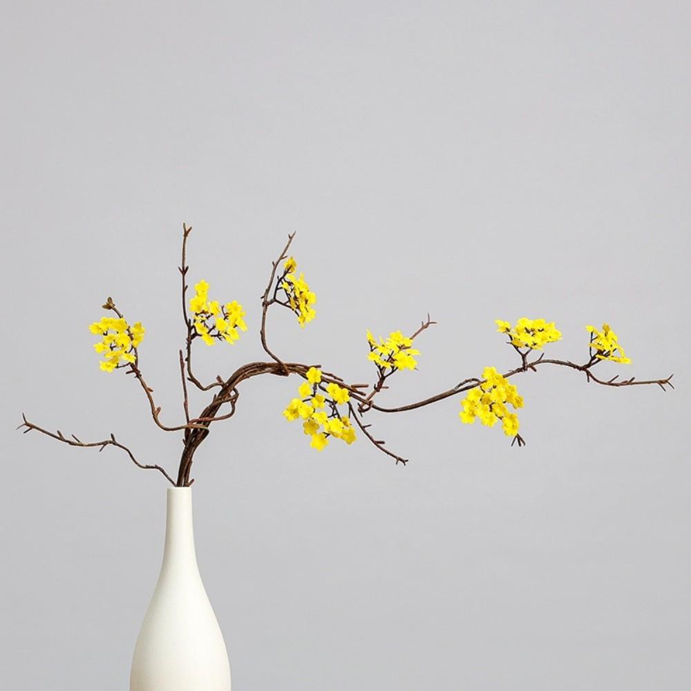 Pink Artificial Cherry Blossoms Flowers Real Touch Artificial Faux Plants  Home Decor