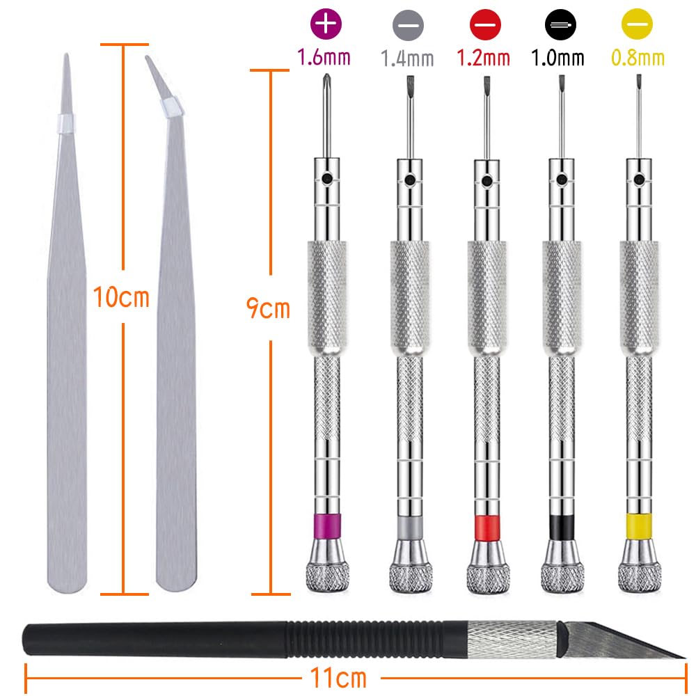 Precision Precision Flathead Watch Strap Spring Bar Watch Tool Watch Watch Battery Computer Watch Eyeglass Repair of Screwdriver, Watchmaker's
