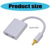 Double Port Digital Optical Sound Splitter Adapter Fiber Optical Sound Cable 1 In 2 Out Distributor for TV